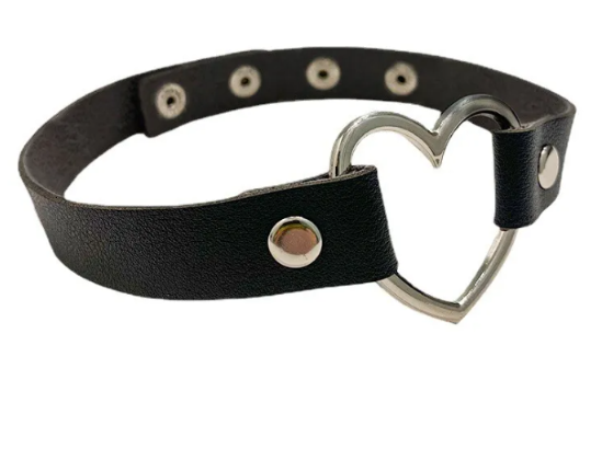 Gargantilla Collar Bondage Choker Cuello Corazón