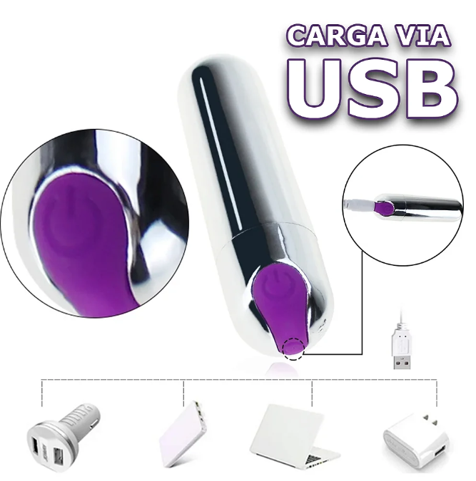 Mini bala superpotente - Recargable USB