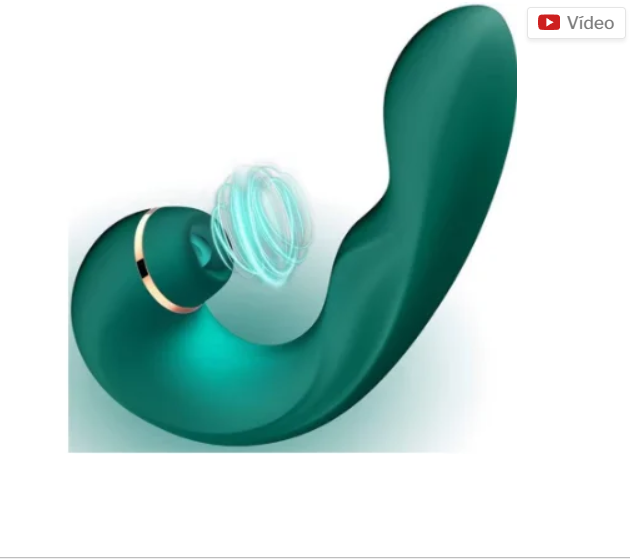 Vibrador con pulsador y lengüeta clitoriana