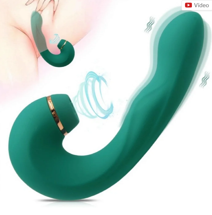 Vibrador con pulsador y lengüeta clitoriana