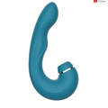 Vibrador con pulsador y lengüeta clitoriana