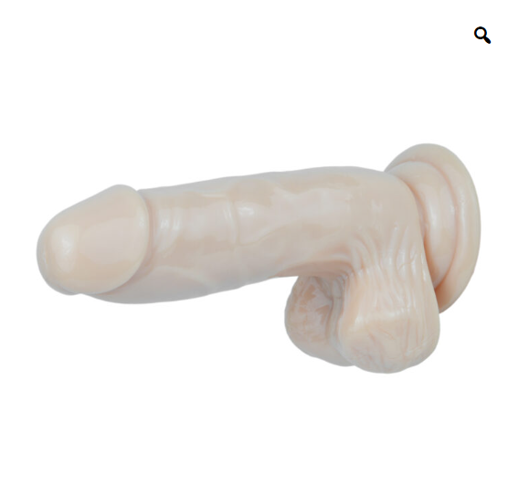 Dildo Realista Ventosa Piel Escroto 15 Cm