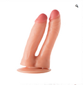 Dildo Doble Pene Realista Vaginal y Anal Penetración
