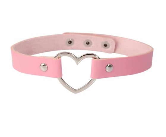 Gargantilla Collar Bondage Choker Cuello Corazón