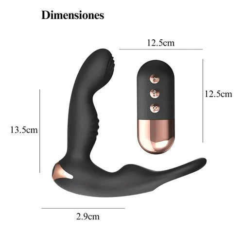 Estimulador Anal con control remoto
