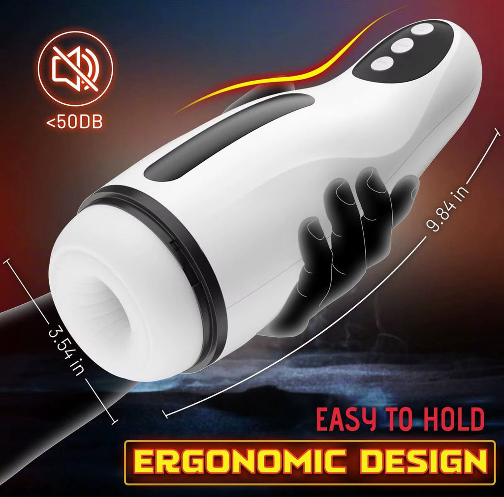 Masturbador,Succionador y Vibrador Masculino  Texturizado
