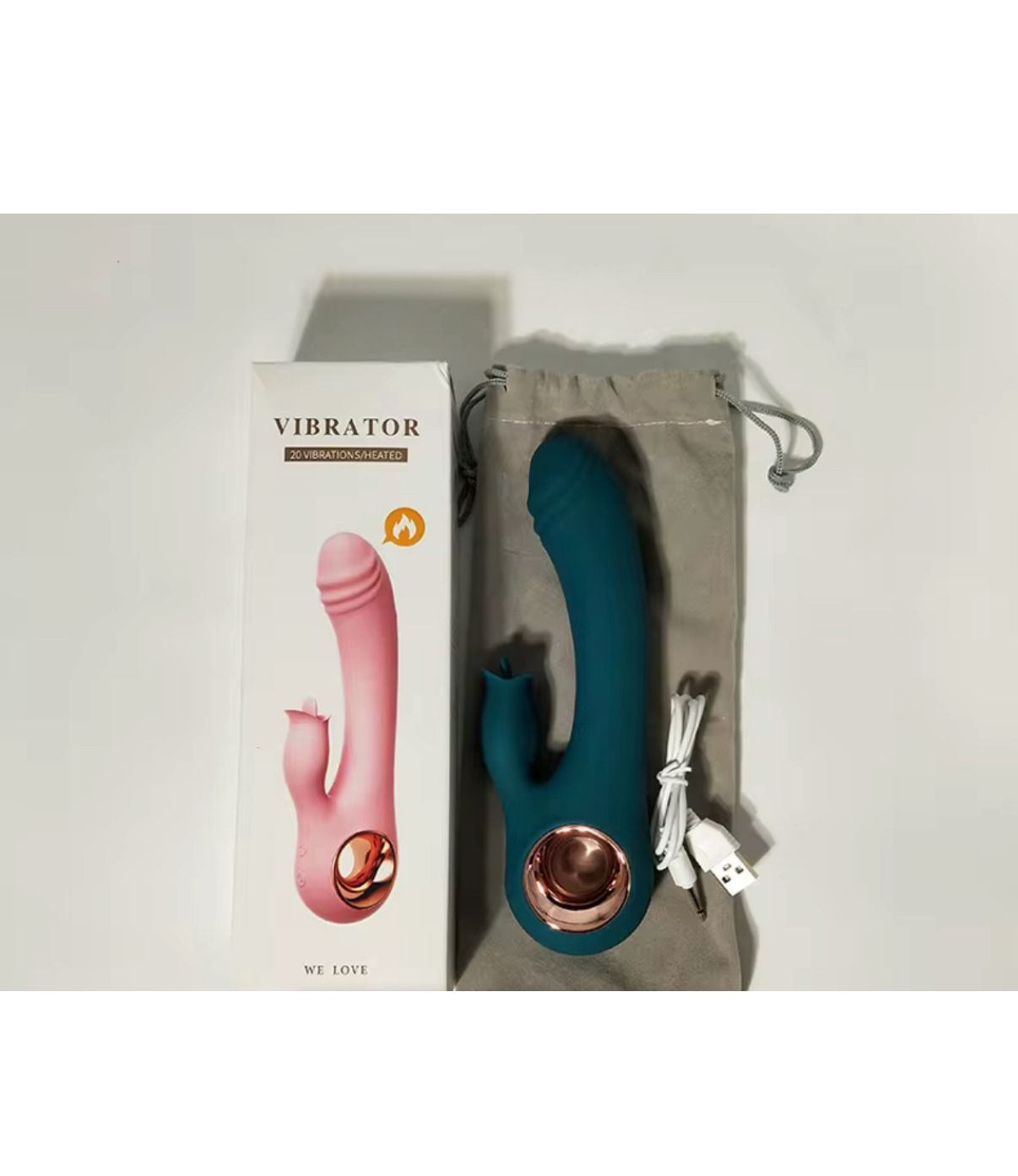 Vibrador con Estimulador de Punto G