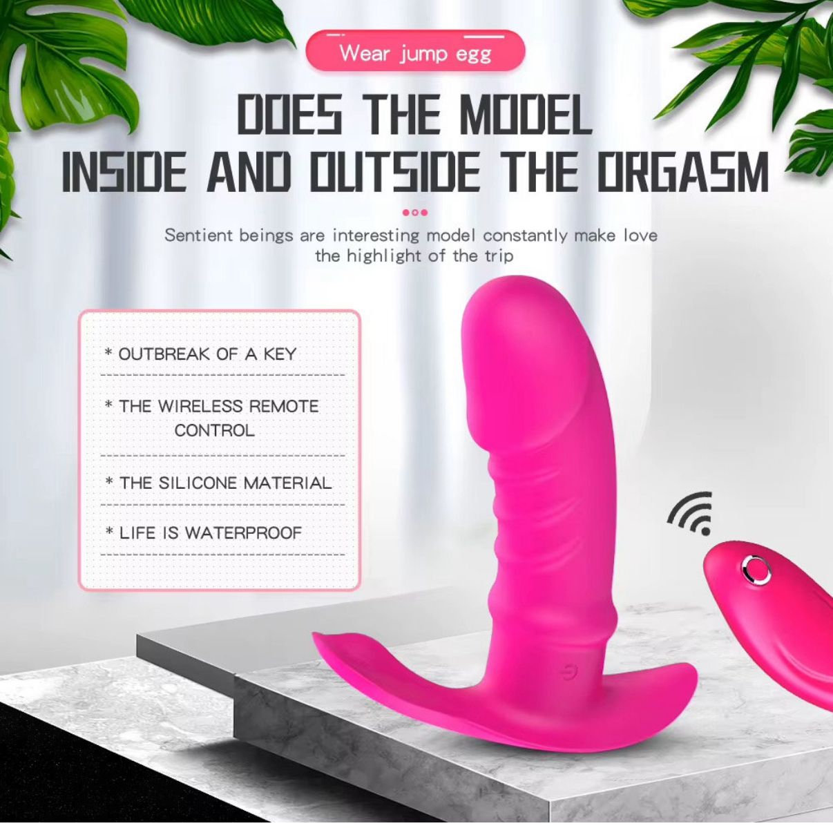 Vibrador con control remoto