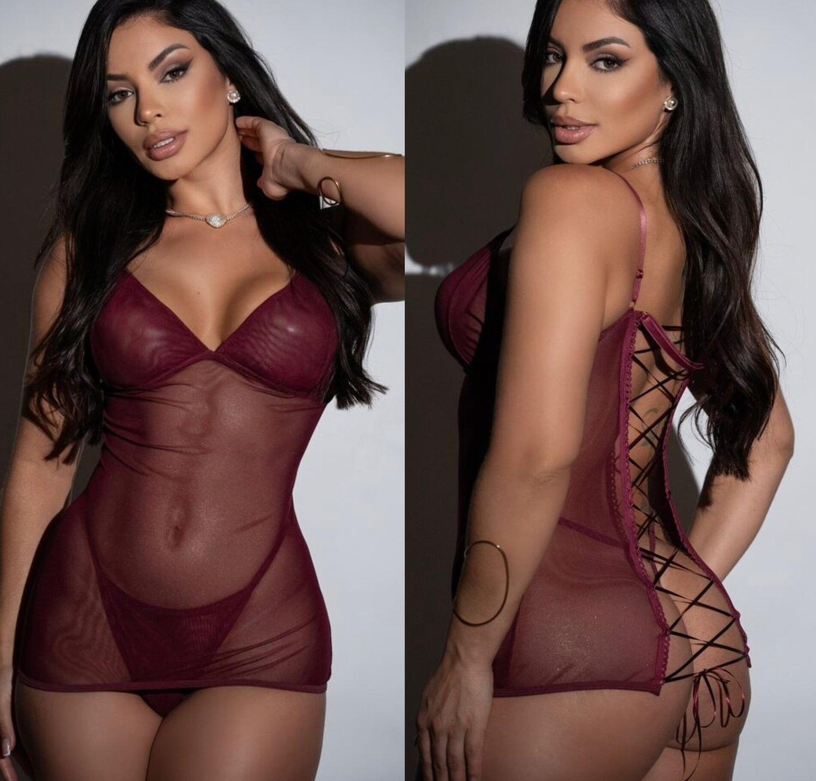 Vestido Vino Tinto