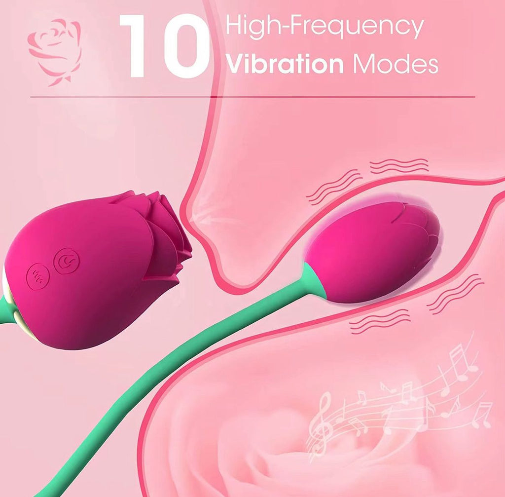 Vibrador y Estimulador Rosy