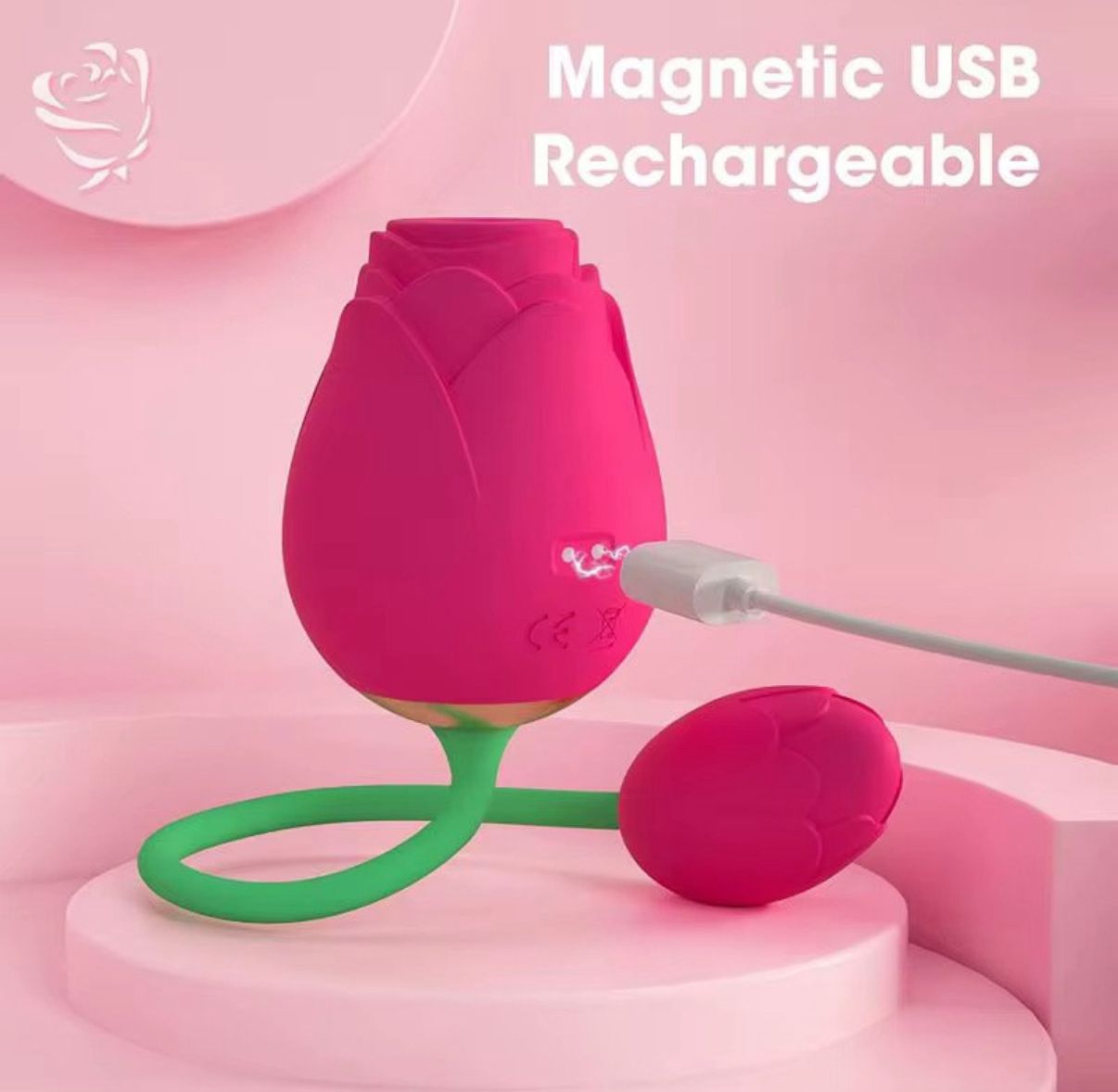 Vibrador y Estimulador Rosy