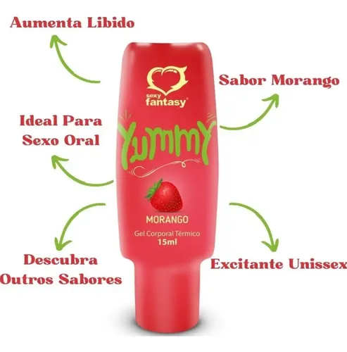 Lubricantes comestibles YUMMY térmicos  (efecto calor)